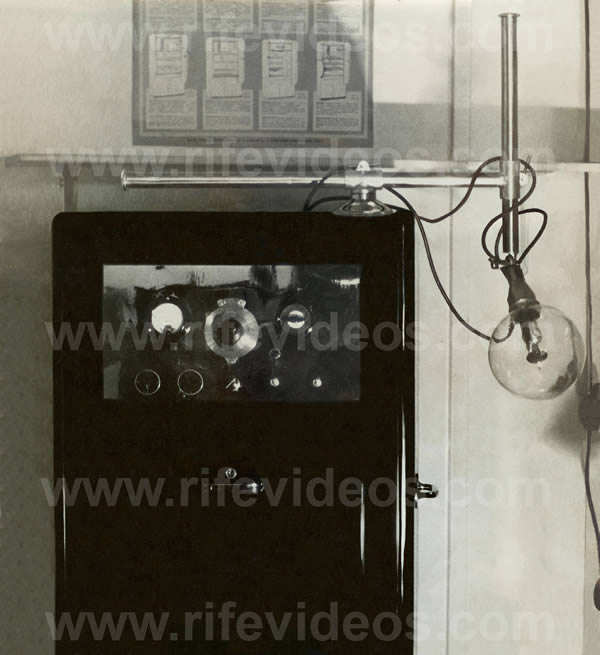 1938 Beam Ray Rife Machine