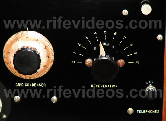 Dr. Rife's Kennedy 110 regeneration dial