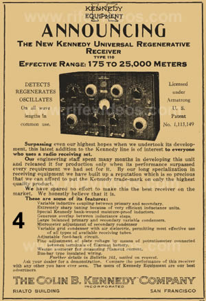 Dr. Rife's Kennedy 110 1923 advertisement