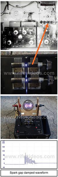 Dr. Rife's Spark gap