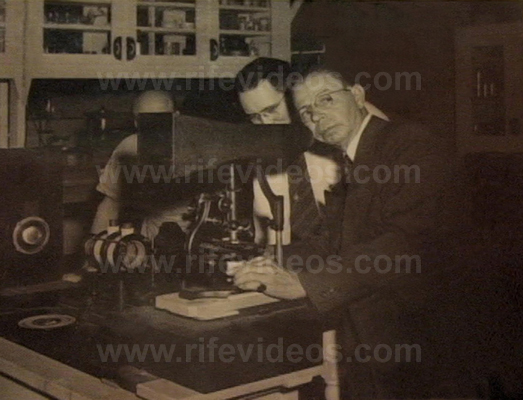 Dr. Royal Raymond Rife Photo Gallery